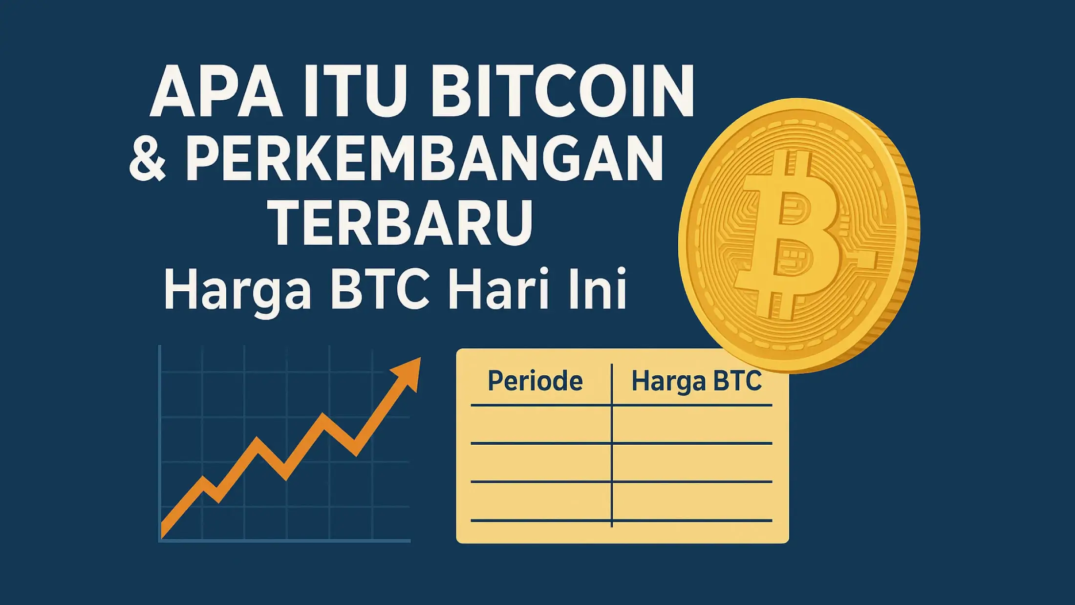 Ilustrasi bitcoin dan blockchain dalam teknologi digital modern.
